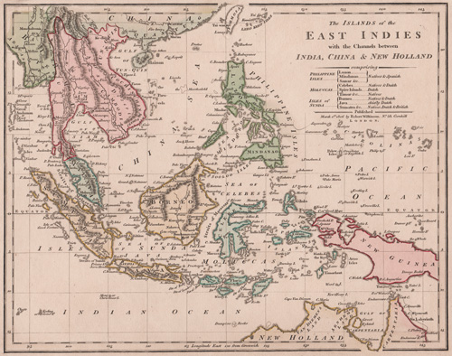 The Islands of the East Indies with the Channels between India, China & New Holland 1809
